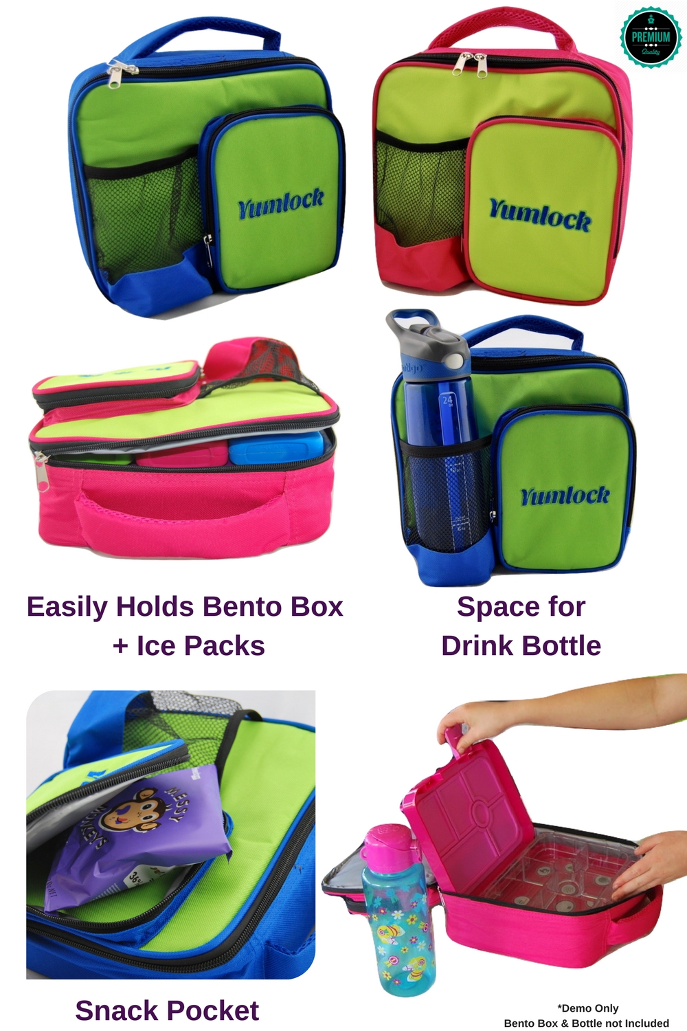 bento box and cooler bag