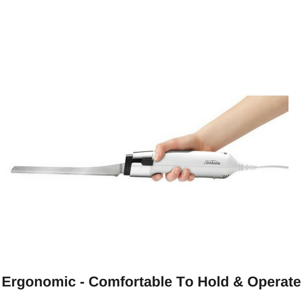 Sunbeam Electric Knife Meat Bread Cutting Carving Knives Ham Roast