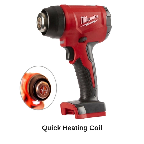 Milwaukee Cordless 18V Heat Gun Compact Redlink Tool Skin M18BHG0 eBay