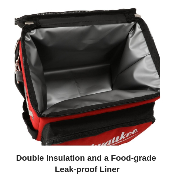 Milwaukee Jobsite Cooler Bag Insulated Portable Thermal Lunch Ice Bag