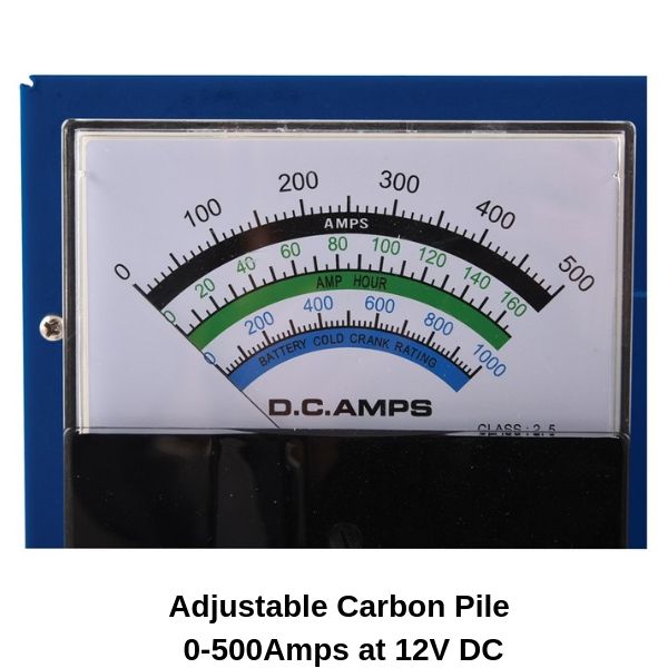 Kincrome Carbon Pile Battery Load Tester 12V 500 Amp Colour Coded