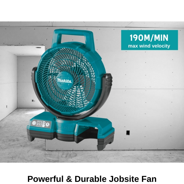 makita battery powered fan